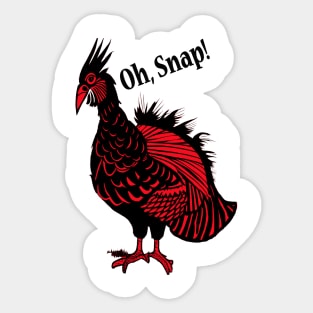 oh snap funny Thanksgiving day 2022 Sticker